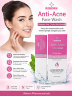 Reborn Acne Control Face Wash with Salicylic Acid for Oily Skin