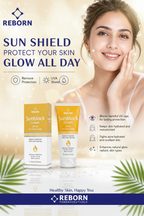 Reborn SPF 100 Matte Sunblock Cream - Non-Greasy for Oily Skin